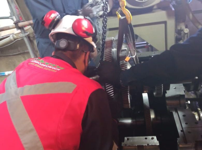 Supervisión mantenimiento caja reductora Westech